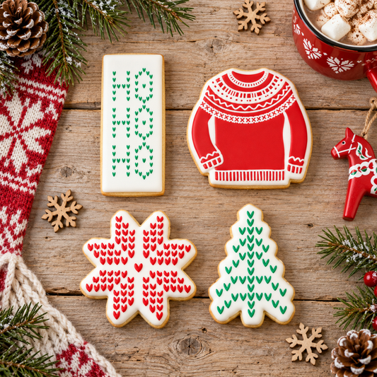 Scandinavian Sweater Cookie Stencil