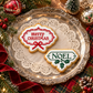 Vintage Christmas Tag Cookie Stencils