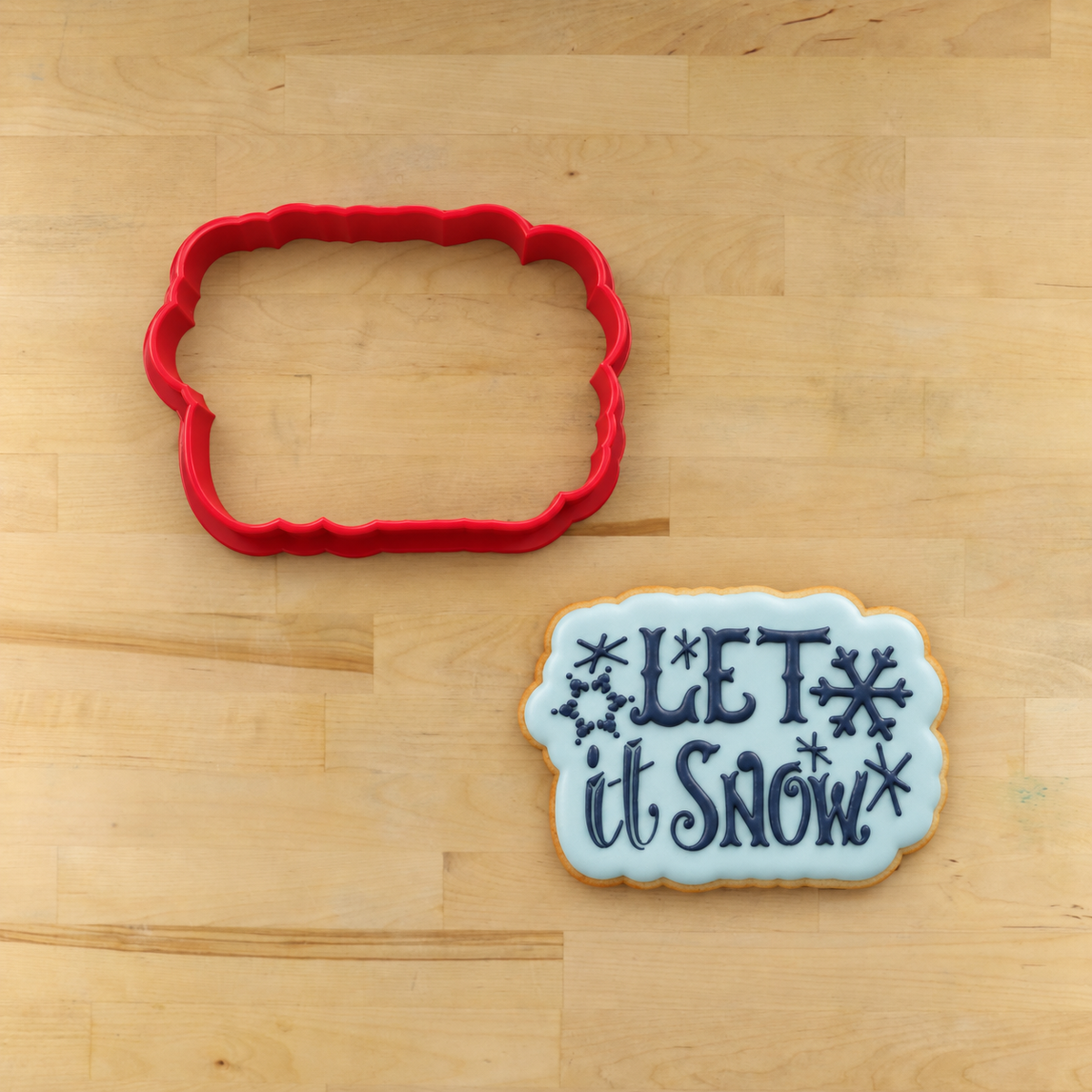 Baby It's Cold Outside Cookie Stencil