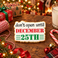 December 25th Christmas Cookie Stencil