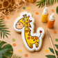 Giraffe Paint Your Own Cookie Stencil