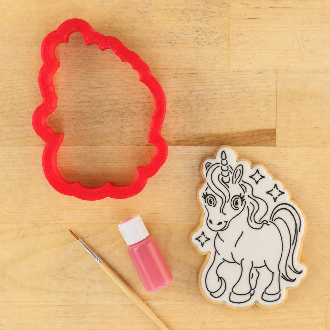 Unicorn Paint Your Own Cookie Stencil