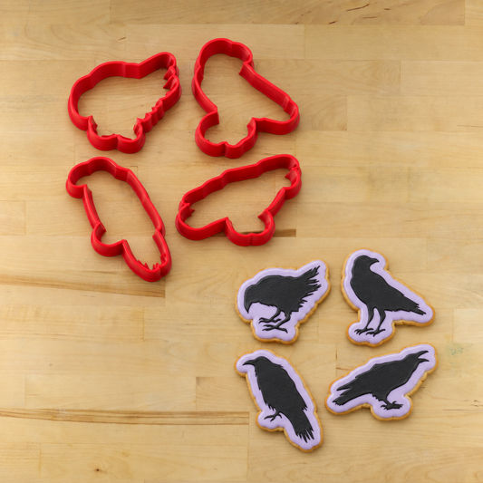 Raven & Crow Halloween Cookie Stencils