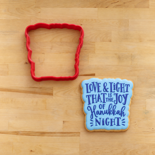 Love and the Light Cookie Stencil