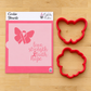 Love Strength Faith Hope Cookie Stencil