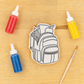 Backpack Paint Your Own Cookie Stencil