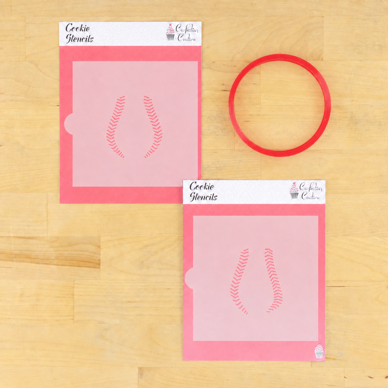 Baseball and Softball Cookie Stencils