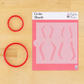 Baseball and Softball Cookie Stencils