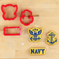 U.S. Navy Cookie Stencil Set