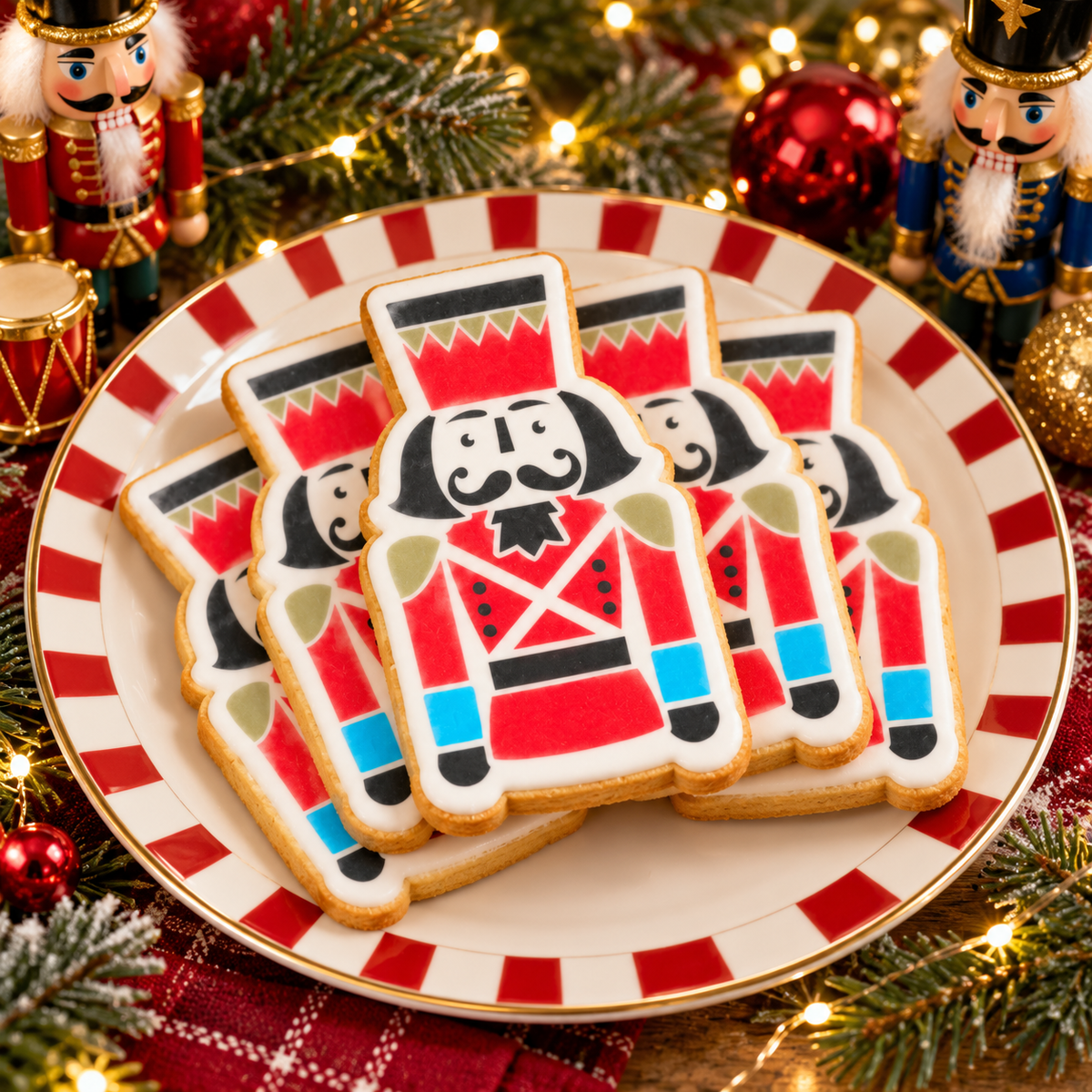 Nutcracker Cookie Stencil