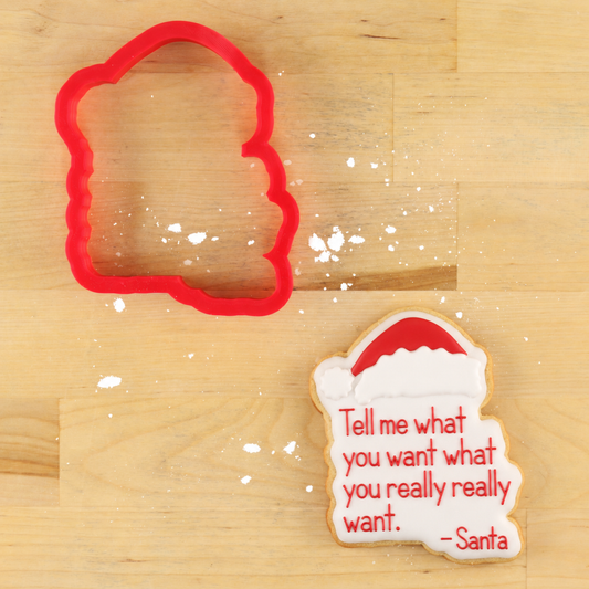 Tell Me What You Want Cookie Stencil