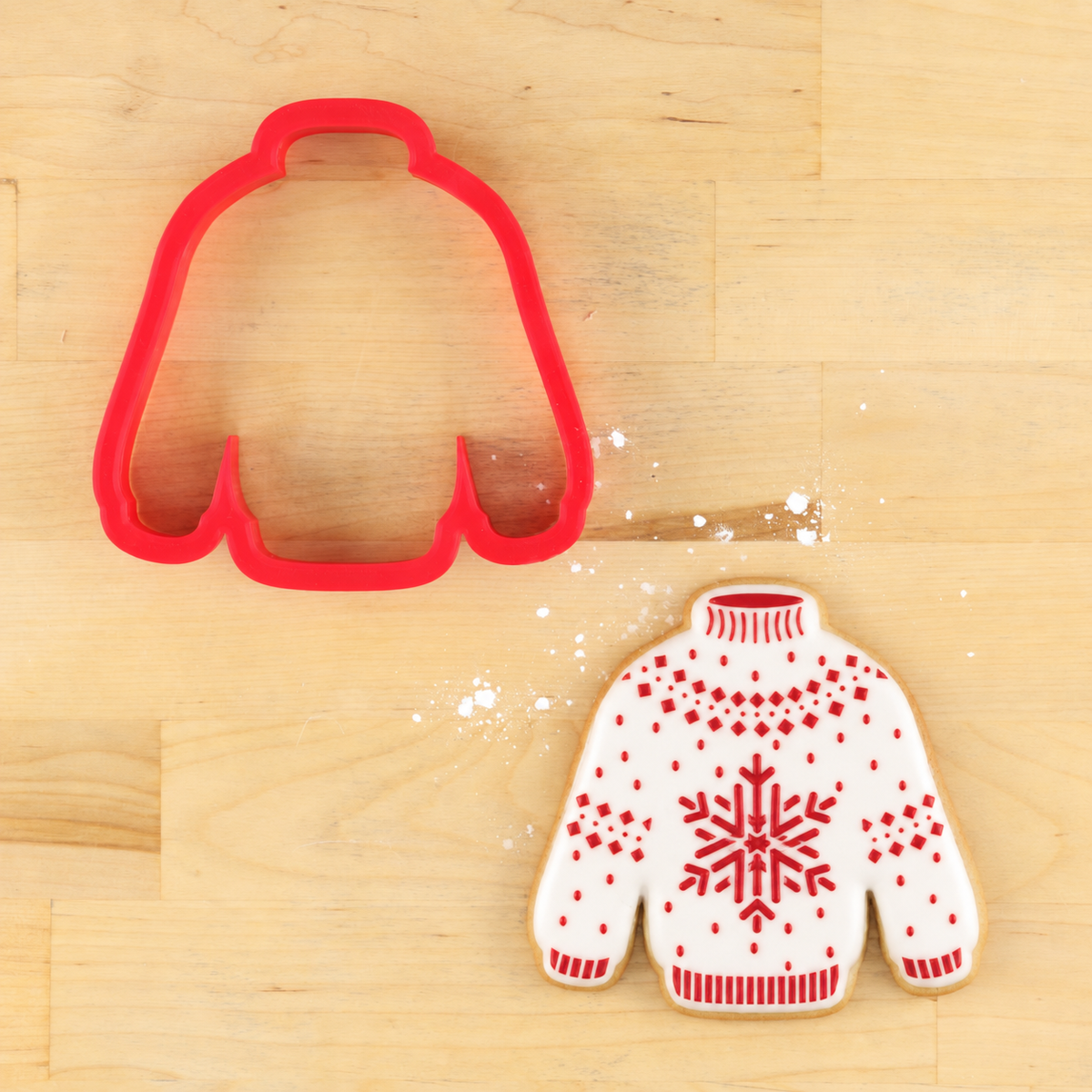 Christmas Sweater Cookie Stencil