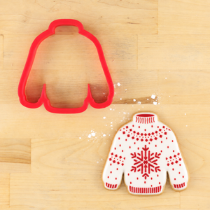 Christmas Sweater Cookie Stencil