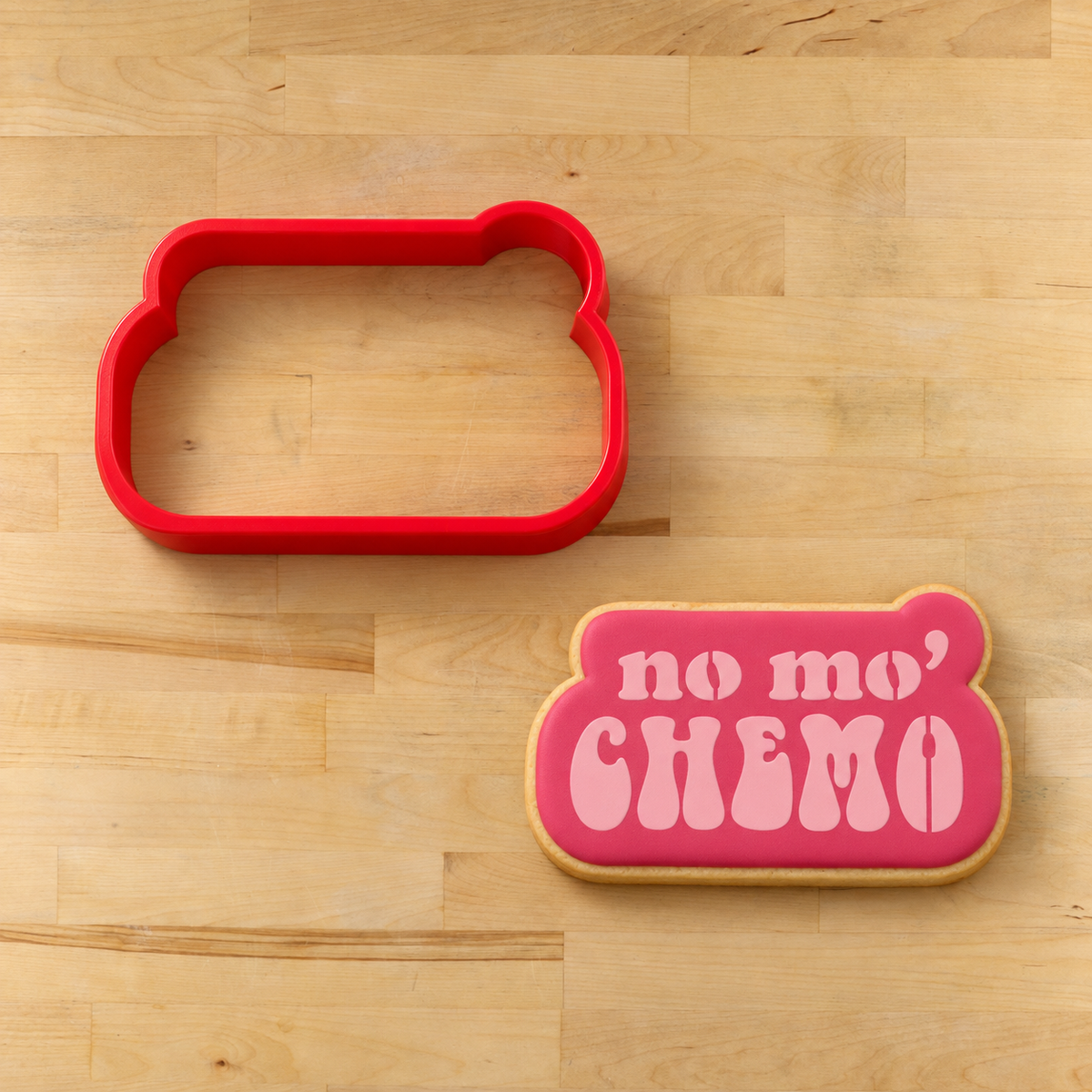 No Mo Chemo Cookie Stencil