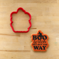 Boo Witch Halloween Cookie Stencils