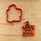 Boo Witch Halloween Cookie Stencils
