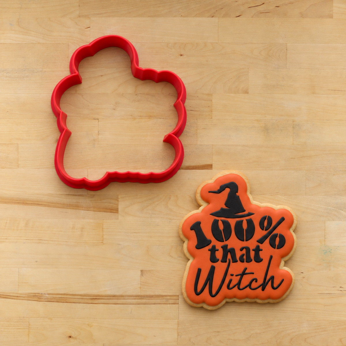Boo Witch Halloween Cookie Stencils