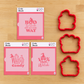 Boo Witch Halloween Cookie Stencils