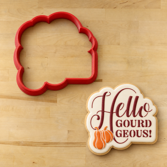 Hello Gourd-Geous Fall Cookie Stencil