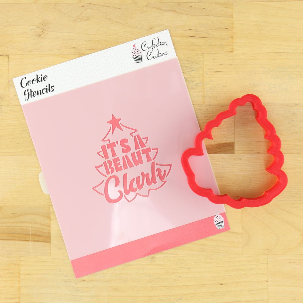 It's a Beaut Clark Christmas Vacation Cookie Stencil with Matching Cookie Cutter