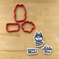 Husky Mania Cookie Stencil Set