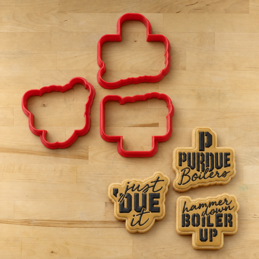 Boiler Up Cookie Stencil Set