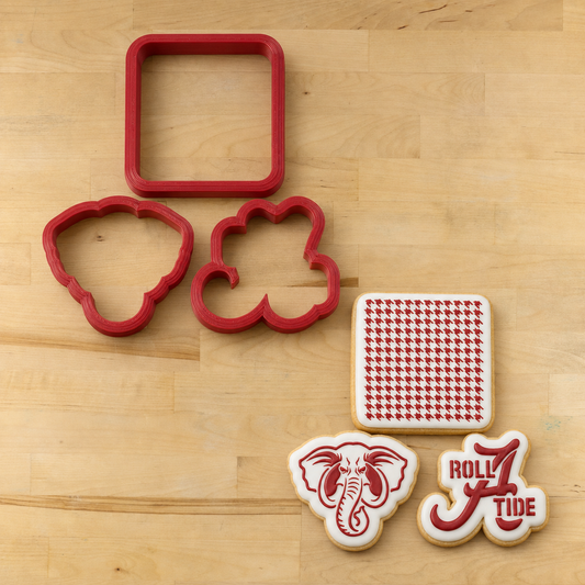 Crimson Tide Cookie Stencil Set