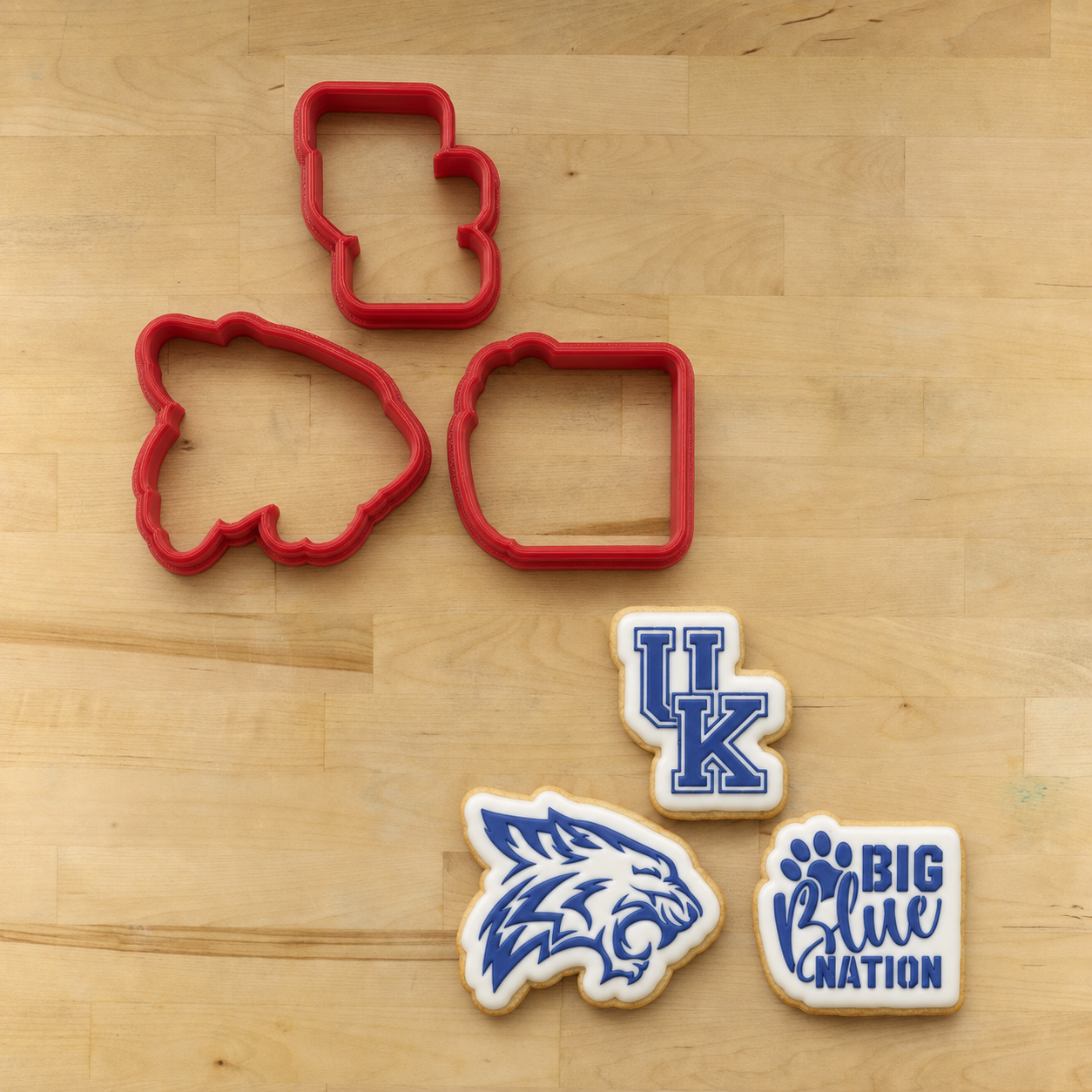 Wildcats Cookie Stencil Set