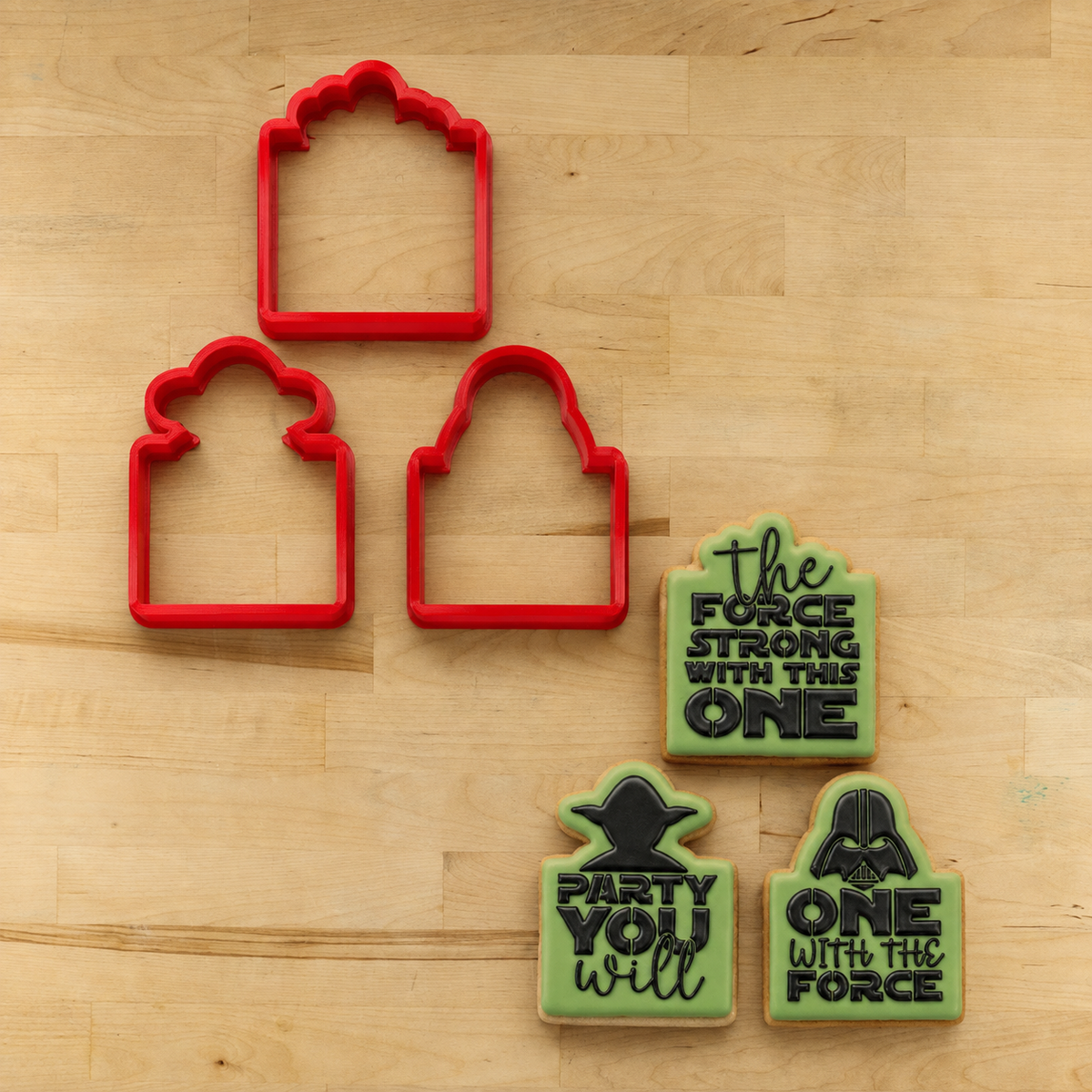 Party You Will Birthday Cookie Stencil Set