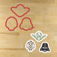 StarWars Birthday Cookie Stencil Set