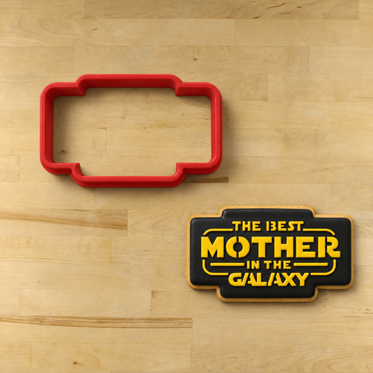 Best Mom in the Galaxy Cookie Stencil