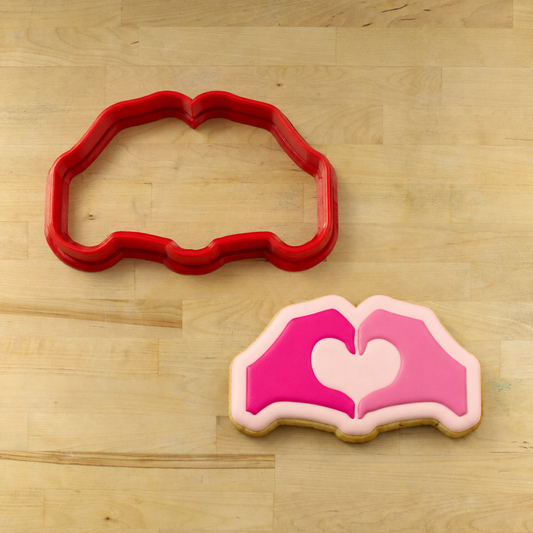 Heart Hands Cookie Stencil