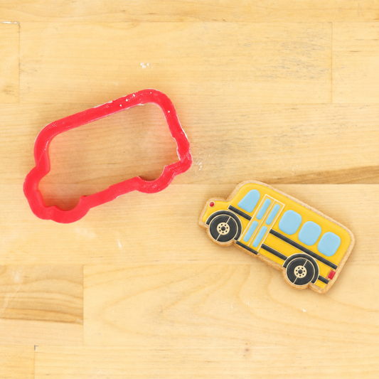 School Bus Cookie Stencil
