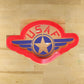 USAF Emblem Cookie Stencil with matching cookie cutters