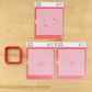 Number 1 Teacher Cookie Stencil Sets