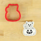 Cat and Jack-O-Lantern Paint Your Own Cookie Stencil with Matching Cookie Cutter