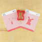 Easter Bunny cookie stencil and matching cutter for festive baking fun, perfect for creating whimsical holiday treats.