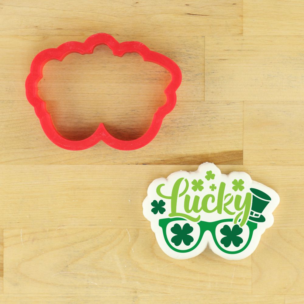 St. Patrick's Day Sunglasses Cookie Stencil