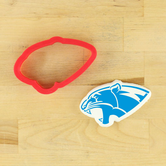 Panther Mascot Cookie Stencil and Matching Cookie Cutter