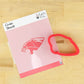 Panther Mascot Cookie Stencil and Matching Cookie Cutter