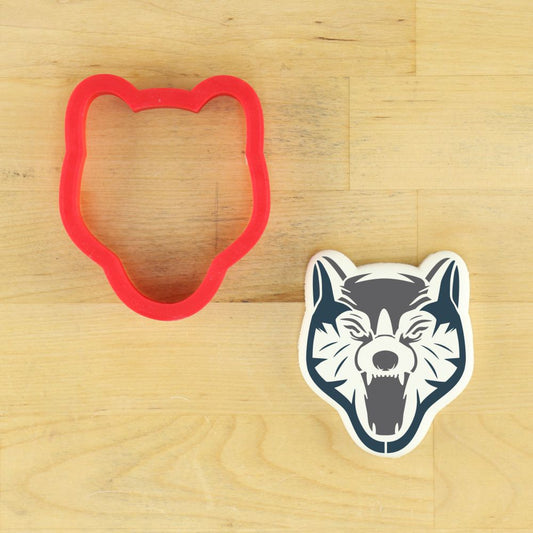 Timberwolves Cookie Stencil and Matching Cookie Cuttter