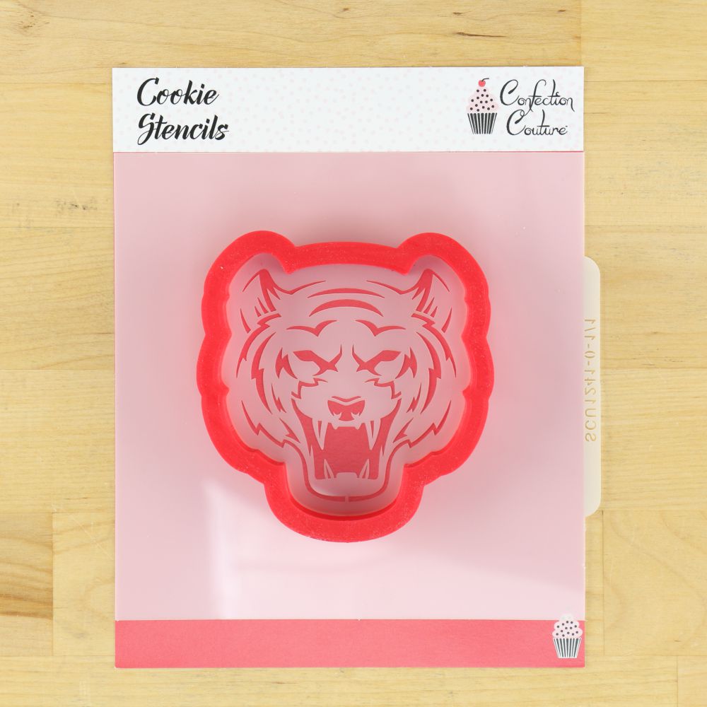 Bears Mascot Cookie Stencil and Cutter