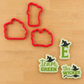 Team Green Cookie Stencil Set