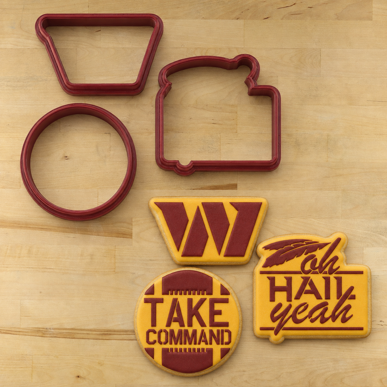 Hail Yeah Cookie Stencil Set