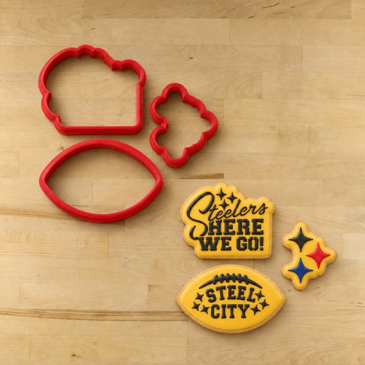 Steel City Cookie Stencil Set