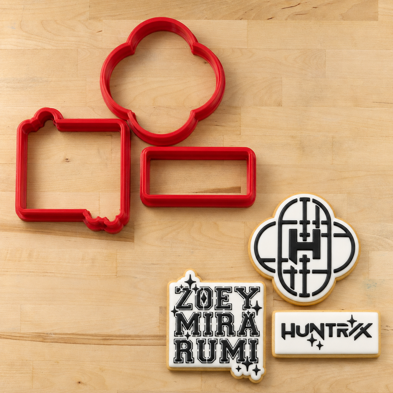 Hunters Band Cookie Stencil Set