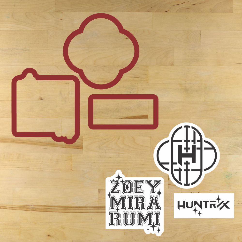 Hunters Band Cookie Stencil Set