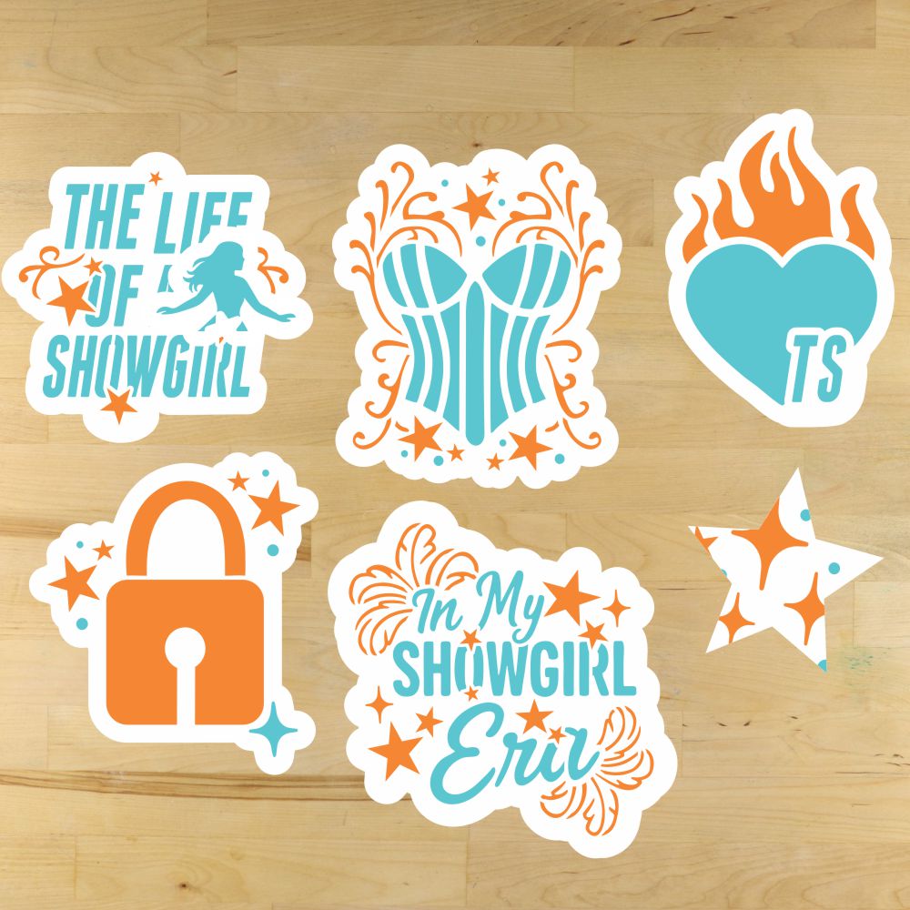 Showgirls and Glitter Cookie Stencil Collection