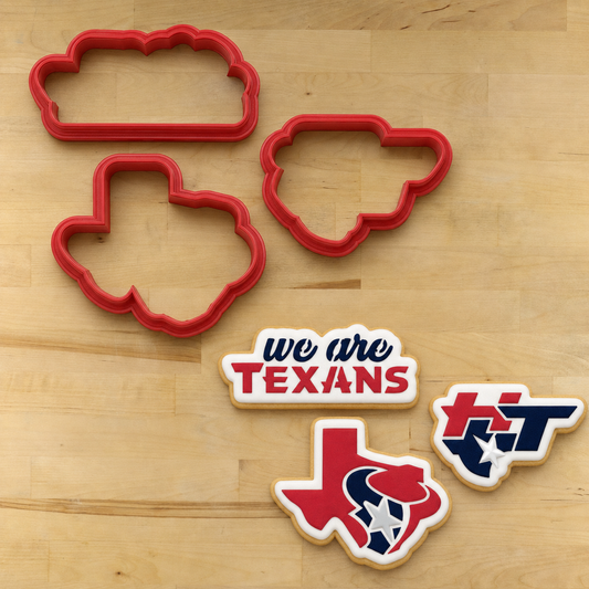 Houston Game Day Cookie Stencil Set