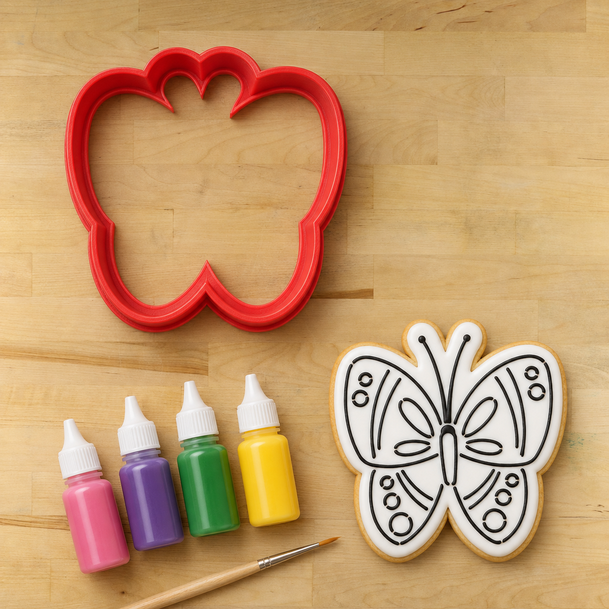 Butterfly PYO Cookie Stencil